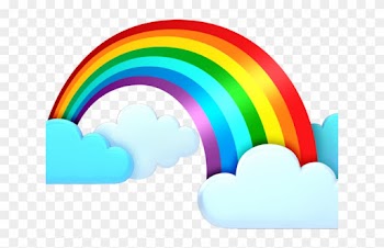Clouds Clipart Clip Art - Rainbow Cloud Png Clip Art