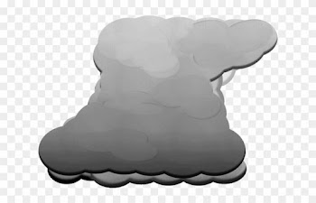 Clouds Clipart Cummulus - Cumulonimbus Clouds Outline