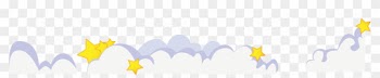 Clouds Clipart Cute Cartoon - Cartoon Stars Transparent Png