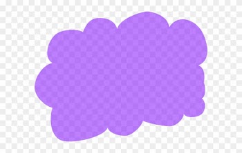 Clouds Clipart Purple - Purple Cloud Clipart