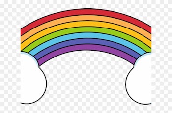 Clouds Clipart Rainbow - Rainbow