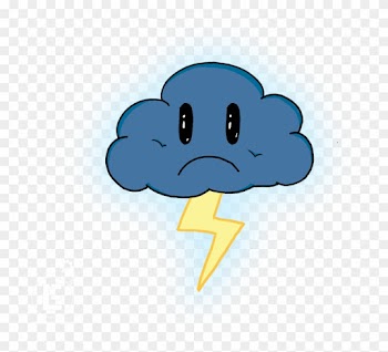 Clouds Clipart Sad - Cartoon