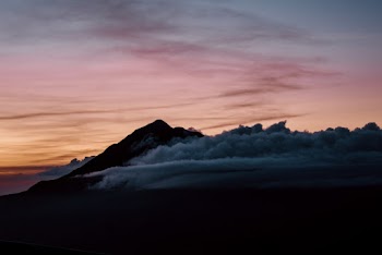 Clouds Covering Mountain