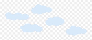 Clouds Group Svg Clip Arts 600 X 234 Px - Cartoon Group Of Clouds