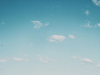 clouds in blue sky