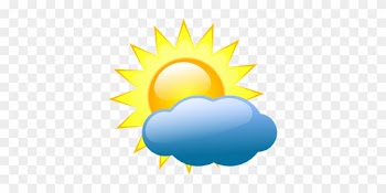 Clouds Sunny Warm Patches Weather Partly C - Weather Symbols