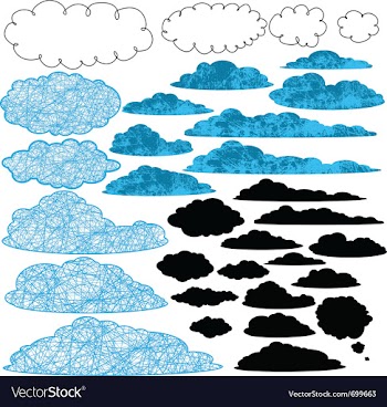 Clouds vector image