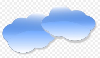 Clouds Weather Speech Bubbles Rain Glossy - Clouds Clip Art