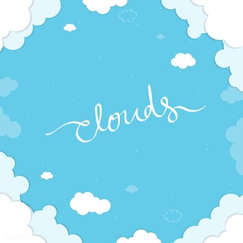 Cloudy blue background | Free stock vector - 566131