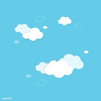 Cloudy blue background | Free stock vector - 566161