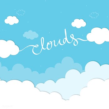 Cloudy blue background | Free stock vector - 566162