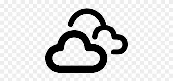 Cloudy Day Outline Vector - Cloud