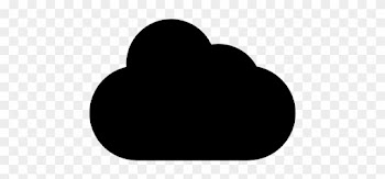 Cloudy Flag Icons - Cloud Black