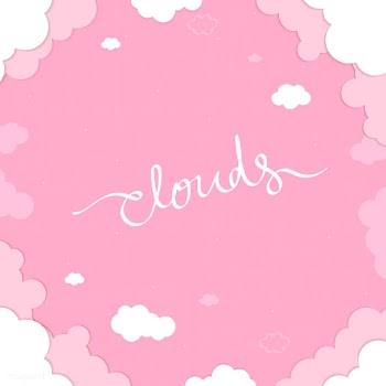 Cloudy pink sky background | Free stock vector - 566136