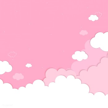 Cloudy pink sky background | Free stock vector - 566143