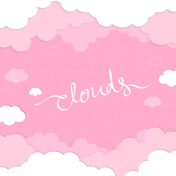 Cloudy pink sky background | Free stock vector - 566172