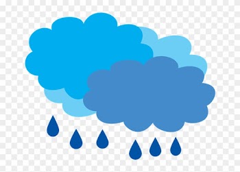 Cloudy With Rain,rain,the Rain Clouds,weather Forecast,clouds,blue - Stimmungsbarometer Für Kinder
