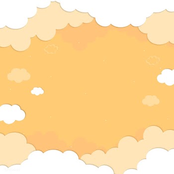 Cloudy yellow sky pattern | Free stock vector - 566156