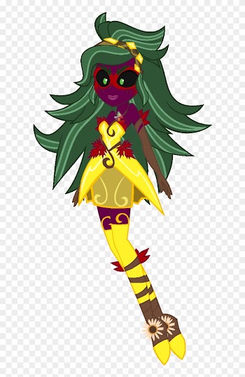 Cloudyglow 124 6 Au Gaia Everfree By Sunsetshimmer333 - Equestria Girl Gaia Everfree