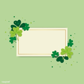 Clover framed card | Free stock vector - 564632