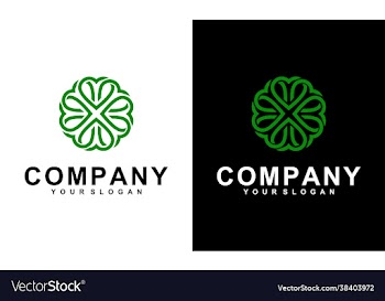 clover love logo leaves logos design mode