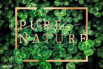 Clover patterned card | Free stock psd mockup - 599793