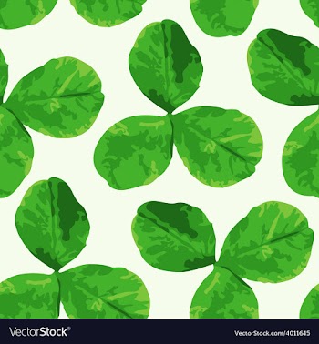 Clover seamless pattern vector image