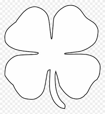 Clover Tattoo Design - Four Leaf Clover Template