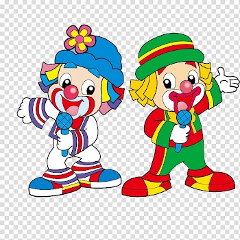 Clown Animation, Cartoon clown transparent background PNG clipart