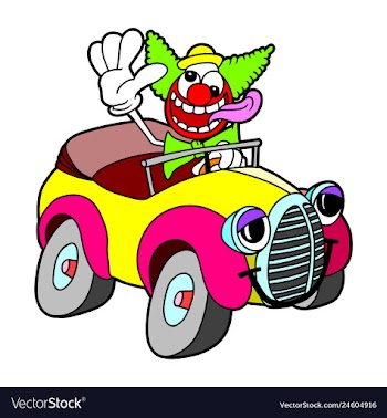 Clown car vector image