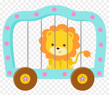 Clown Girls Clipart 006 - Circus Lion Clipart