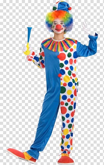 Clown Halloween costume Tube top Clothing, clown transparent background PNG clipart