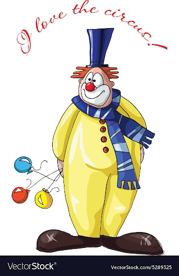 Clown vector image