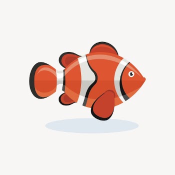 Clownfish clipart, sea life illustration | Free Vector - rawpixel