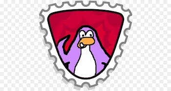 Club Penguin Video game Postage Stamps - Penguin 