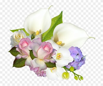 Cluster, Scrapbooking, Wedding, Flowers, Romance, Calla - Cluster Png
