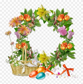 Cluster Wheatfields Clustereaster03 Clusterfairyeaster - Easter Cluster Png Frames