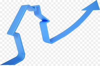Clxe0usula terra Mortgage law Bank Lions share Interest rate - House arrow shape 