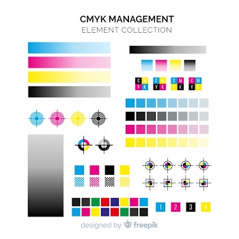 Cmyk calibration element collection