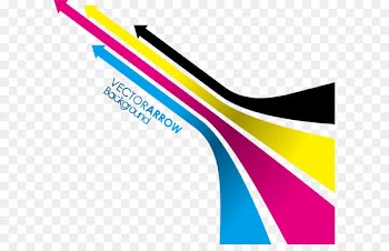 CMYK color model Arrow Clip art - Vector colored arrows material 