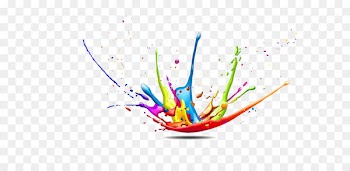 CMYK color model Splash Paint - Color splash background Decorative Figure 