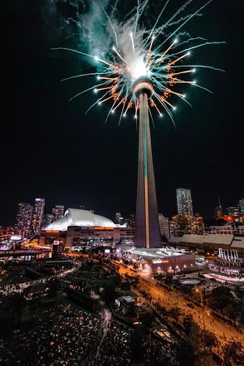 CN Tower Fireworks