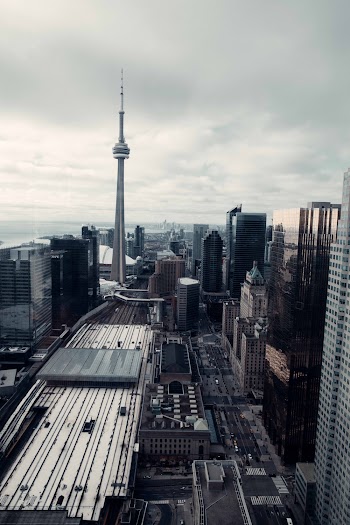 CN Tower in the Middle of Toronto