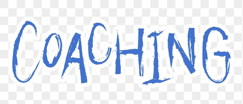 Coaching png word sticker typography, | Free PNG - rawpixel