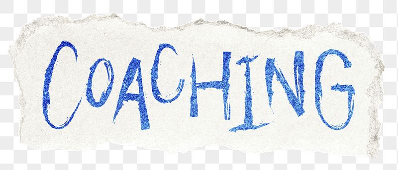 Coaching png word sticker typography, | Free PNG - rawpixel