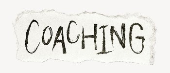 Coaching word, ripped paper typography | Free PSD - rawpixel