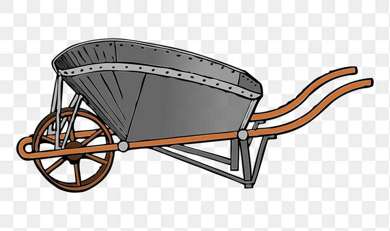 Coal barrow png sticker, transparent | Free PNG - rawpixel