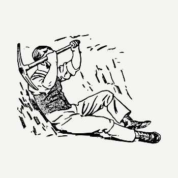 Coal miner drawing, vintage illustration | Free PSD - rawpixel