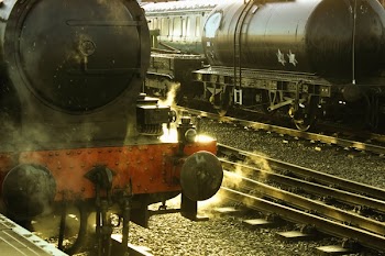 Coal Train on Train Track