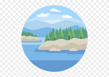 Coast Flat Icon - Nature Flat Icon Png